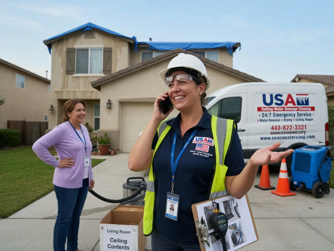 Ceiling Water Damage Restoration Many Farms, AZ FAQs